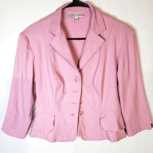 Dress Barn Pink Jacket Women's Size 4